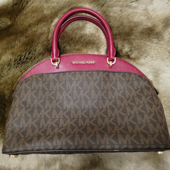 Michael Kors Logo Satchel - Picture 1 of 6